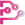 Church management software logo right arrow pink
